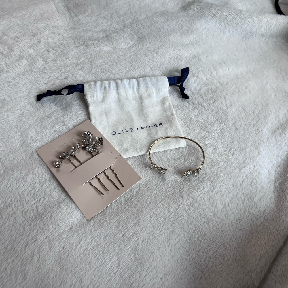 Olive and Piper Bracelet and Hairpins